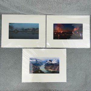 Michael J Leu Art Print SIGNED Set Lot #/300 6x10" Cityscape New York City NYC 1